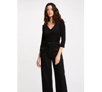 Morgan 242-TIWI T-Shirt, Noir, Small Femme