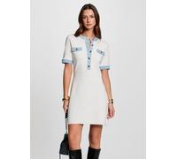 MORGAN Femme 251-rmrome Robe, Off White M, M EU
