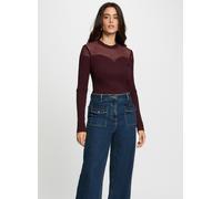 Morgan 252-MAMDO Pull, Prune M, M Femme