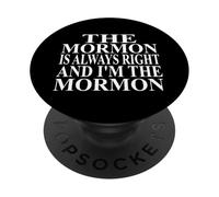 Vêtements mormons | Design Mignon et drôle de mormons PopSockets PopGrip Adhésif