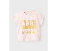 Vêtements Name it Nkfforva Ss Short Loose Top Box Ps 13242 pour Enfant 7A - 8A Rose