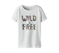 Vêtements Name it Nkfvanaya Ss Top Noos 13241652 pour Enfant 7 - 8A Blanc