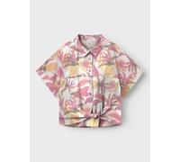 Vêtements Name it Nkfvinaya Ss Shirt Fra Ps 13241940 pour Enfant 7 - 8A Blanc