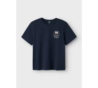 Vêtements Name it Nkmdjoni Nreg Ss Top Ps 13242035 pour Enfant 9A - 10A Bleu