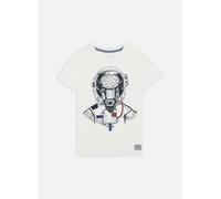 T-shirt enfant garcons Name it NKMNADIZA SS TOP PS Blanc 8 ans