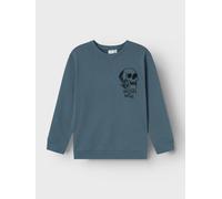 Vêtements Name it Nkmnomster Ls Nreg Sweat Bru pour Enfant 13 - 14A Bleu