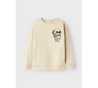 Vêtements Name it Nkmnomster Ls Nreg Sweat Bru pour Enfant 9 - 10A Beige
