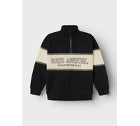 Vêtements Name it Nkmoborde Ls Rlx Sweat Bru pour Enfant 11 - 12A Noir