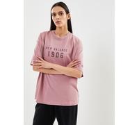 Vêtements New Balance IC JR T-SHIRT W pour Femme M Rose