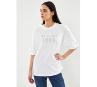 Vêtements New Balance IC JR T-SHIRT W pour Femme S Blanc