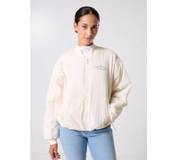 Vêtements New Balance Linear Heritage Woven Bomber Jacket pour Femme XL Blanc