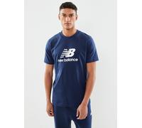 T-shirt New Balance Stacked Logo manche courte bleu marine - L