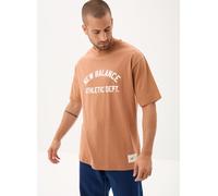 New Balance Homme Sportswear's Greatest Hits T-Shirt en Marron, Coton, Taille L