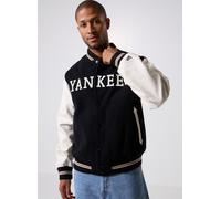 Vêtements New Era Mlb Wrdmrk Varsity Jckt pour Homme M Noir