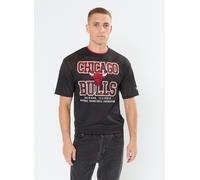Vêtements New Era Os Mesh Tee Chicago Bulls - Mixte pour Accessoires M Noir