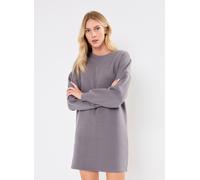 Vêtements Noisy May NMALDEN L/S SHORT SWEAT DRESS JRS NOOS pour Femme M Gris