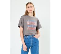 Vêtements Noisy May NMALENA S/S LED ZEPPELIN T-SHIRT JRS FWD pour Femme XL Gris