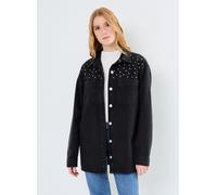 Vêtements Noisy May NMALVA LS OVERSIZE STUD SHACKET AZ387BL pour Accessoires S Noir