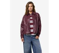 Vêtements Noisy May NMBETTIE LS PU SHIRT pour XS Bordeaux