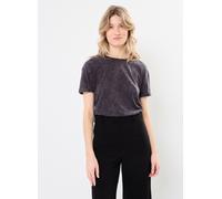 Vêtements Noisy May NMBRANDY WASHED S/S TOP JRS NOOS pour Accessoires S Noir