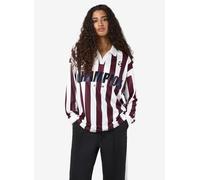 Vêtements Noisy May NMBUFFY L/S POLO SPORTY SHIRT pour Femme S Bordeaux