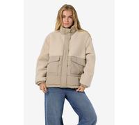 Vêtements Noisy May NMCHERRY MIX PUFFER DD pour Femme L Beige