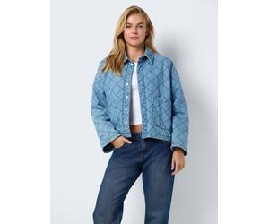 Vêtements Noisy May NMCLARA QUILT DENIM JACKET pour Femme M Bleu
