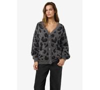 Vêtements Noisy May NMFLYNN L/S V-NECK KNIT CARDIGAN NOOS pour M Gris