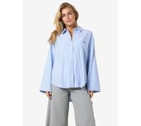 Vêtements Noisy May NMFRIDA L/S BUTTON SHIRT WVN pour Femme S Bleu