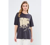 Vêtements Noisy May NMIDA CHEMICAL B SS LICENSE TEE JRS FWD pour Femme S Noir