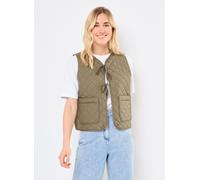 Vêtements Noisy May NMIRIS QUILTED BOW VEST FWD pour Accessoires M Vert