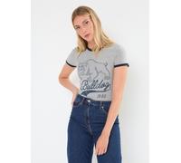 Vêtements Noisy May NMKATINKA S/S COLLEGE TEE FWD JRS pour Accessoires XL Gris