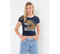Vêtements Noisy May NMKATINKA S/S COLLEGE TEE FWD JRS pour Accessoires XS Multicolore