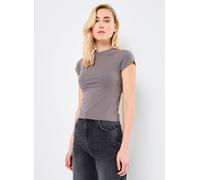 Vêtements Noisy May Nmkatinka S/S Raglan Top Fwd Jrs Noos pour Femme L Gris