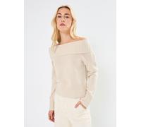 Vêtements Noisy May NMLIMA L/S OFF SHOULDER KNIT FWD pour Femme M Beige
