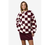 Vêtements Noisy May NMLUCA L/S CHECK SOFT FLEECE JRS pour Homme L Bordeaux