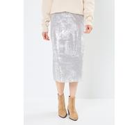 Vêtements Noisy May NMLUCIA NW MESH MIDI SKIRT JRS FWD pour Accessoires L Argent