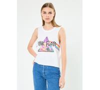 Vêtements Noisy May NMMAX S/L PINK FLOYD TOP FWD JRS pour Femme M Blanc