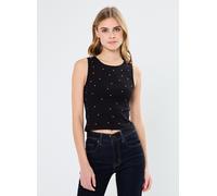 Vêtements Noisy May NMMAYA SL SIMILISTONE TOP JRS pour Femme L Noir