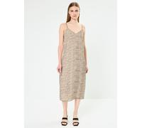 Vêtements Noisy May NMMELINA S/L SINGLET DRESS FWD WVN pour Femme S Marron