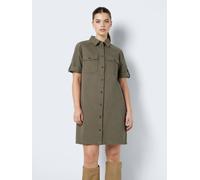 Vêtements Noisy May Nmnew Signe S/S Denim Dress Clr Noos pour S Vert