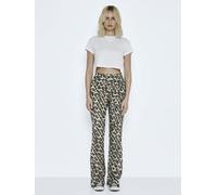 Noisy May Pantalon 'NMPasa' beige / marron / noir / blanc Taille 40