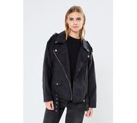 Vêtements Noisy May NMPAULINA SUEDE OVERSIZE BIKER pour Femme M Noir