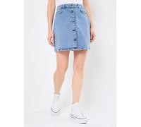 NOISY MAY Jupe en Jean avec boutonnière et Poches Devant et derrière, Couleurs:Bleu-Clair, Taille:XS