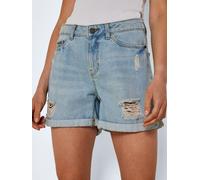 Vêtements Noisy May Nmsmiley Shorts pour Femme XS Bleu