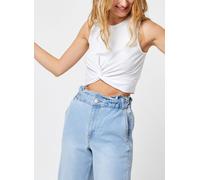Noisy May NMTWIGGI Top pour Femme - Coupe Normale XS S M L XL - 95% Coton Stretch, Blanc éclatant., L