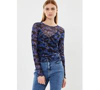 Vêtements Noisy May Nmviolet L/S Babylock Hem Top Fwd Jrs pour Accessoires M Bleu