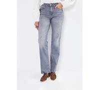 Vêtements Noisy May NMYOLANDA NW WIDE JEANS AZ371DG FWD NOOS pour Femme 30 X 30 Gris