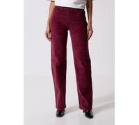 Vêtements Noisy May NMYOLANDA NW WIDE LEG CORDUROY NOOS pour Accessoires 27 X 34 Bordeaux