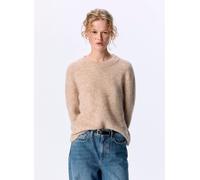 Vêtements OBJECT Objabby Ls Re O-Neck Knit Noos pour Femme S Beige